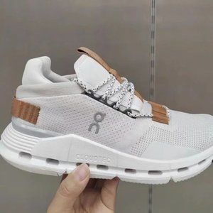 NEW WITH BOX On Running LIMITED EDITION Cloudnova White/Pearl Sneakers